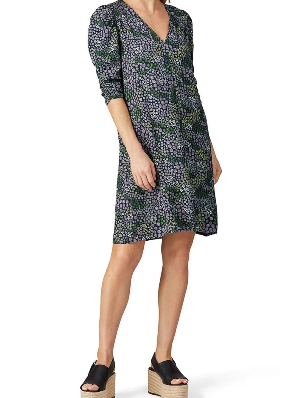 See by Chloé Multicolor Floral Ditsy Print Dress
